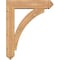 Ekena Millwork Thorton Arts and Crafts Smooth Bracket w/ Offset Brace, Western Red Cedar, 7 1/2"W x 32"D x 40"H BKT0806X32X40THR03SWR - alternate 4